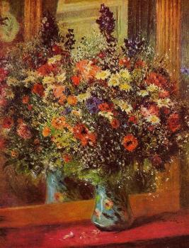 皮埃爾 奧古斯特 雷諾阿 Bouquet in front of a Mirror 皮埃爾 奧古斯特 雷諾阿 Bouquet in front of a Mirror